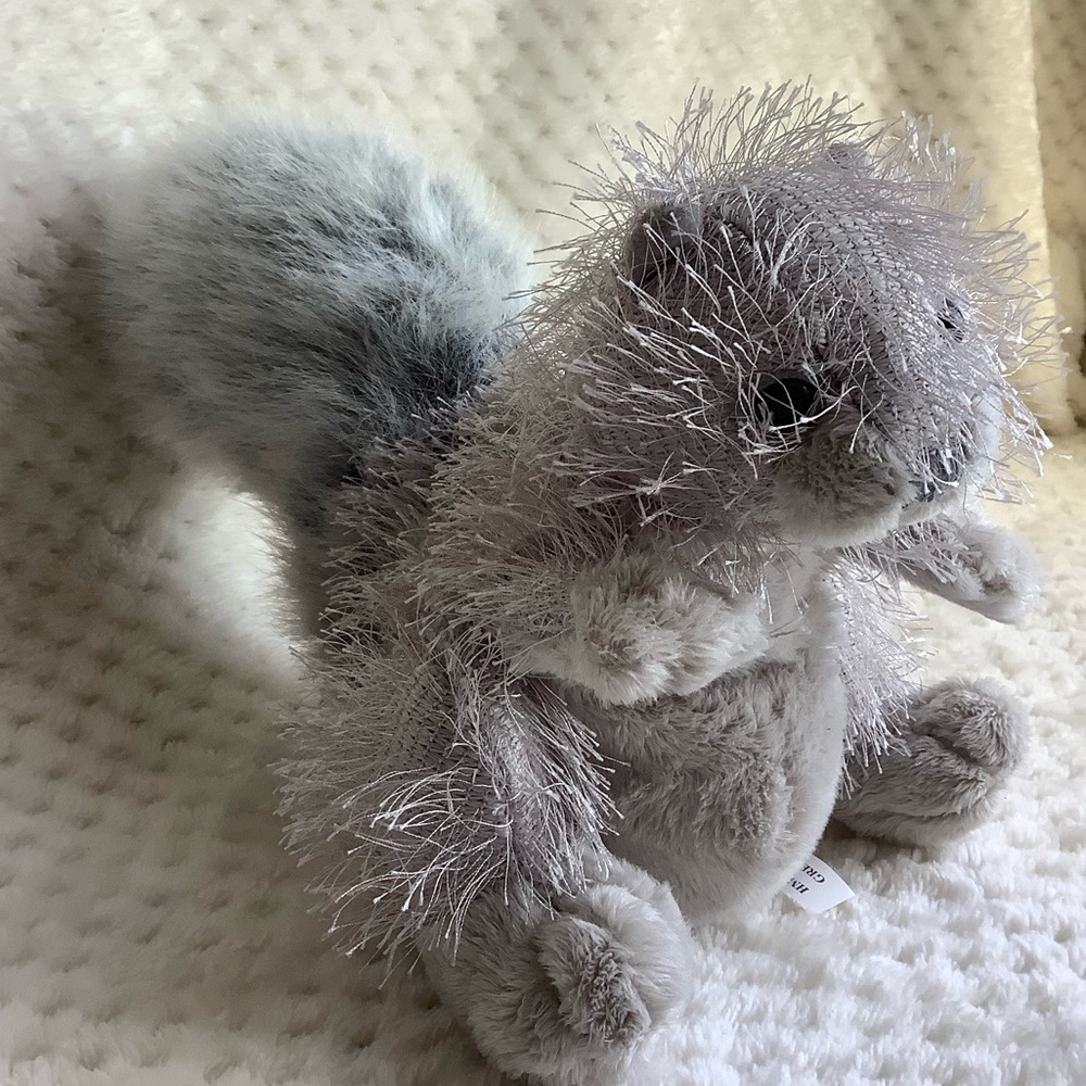 GANZ Webkinz HM203 Plush Grey Squirrel Stuffed Animal Toy No Code
